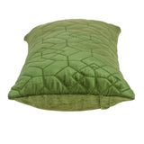 Parkland Collection Sora Transitional Quilted Olive Throw Pillow