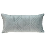 Parkland Collection Reta Transitional Quilted Gray Throw Pillow