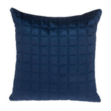 Parkland Collection Marrisa Transitional Blue/Navy Throw Pillow