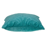 Parkland Collection Cristal Transitional Aqua Throw Pillow