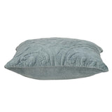 Parkland Collection Cristal Transitional Gray/Sea Foam Throw Pillow