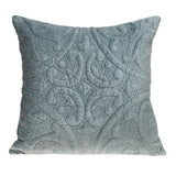 Parkland Collection Cristal Transitional Gray/Sea Foam Throw Pillow