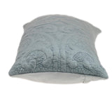 Parkland Collection Cristal Transitional Quilted Gray Throw Pillow