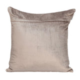 Parkland Collection Aleta Transitional Quilted Taupe Throw Pillow