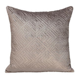 Parkland Collection Eris Transitional Taupe Throw Pillow