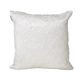 Parkland Collection Eris Transitional White Throw Pillow