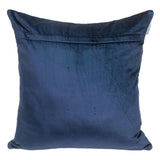 Parkland Collection Milo Transitional Navy Throw Pillow
