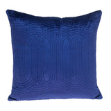 Parkland Collection Iphis Transitional Blue Throw Pillow