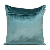 Parkland Collection Gaia Transitional Teal Throw Pillow