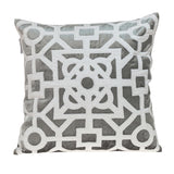 Parkland Collection Hazel Transitional Gray Throw Pillow