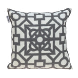 Parkland Collection Hazel Transitional White Throw Pillow