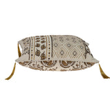 Parkland Collection Marjoram Transitional Beige Throw Pillow