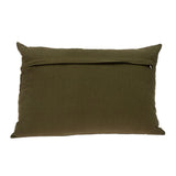 Parkland Collection Misty Transitional Olive Throw Pillow