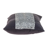 Parkland Collection Misty Transitional Gray Throw Pillow