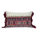 Parkland Collection Blossy Transitional Beige Throw Pillow