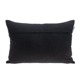 Parkland Collection Aster Transitional Metalic Blue Throw Pillow