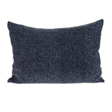 Parkland Collection Aster Transitional Metalic Blue Throw Pillow