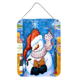 Caroline'S Treasures Pjc1012Ds1216 Gingerbread And Snowflake Snowman Wall Or Door Hanging Prints, 16 X 12, Multicolor
