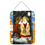 Caroline'S Treasures Pjc1016Ds1216 Love At Christmas Snowman Wall Or Door Hanging Prints, 16 X 12, Multicolor