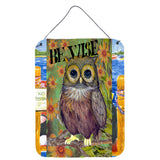 Caroline'S Treasures Pjc1029Ds1216 Be Wise Owl Wall Or Door Hanging Prints, 16 X 12, Multicolor
