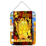 Caroline'S Treasures Pjc1034Ds1216 Happy Day Owl Wall Or Door Hanging Prints, 16 X 12, Multicolor