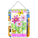 Caroline'S Treasures Pjc1048Ds1216 Flower Welcome Wall Or Door Hanging Prints, 16 X 12, Multicolor