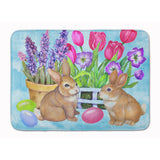 Caroline'S Treasures New Beginnings Easter Rabbit Floor Mat, 19 X 27, Multicolor