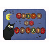 Caroline'S Treasures Trick Or Treat Kitty Halloween Floor Mat, 19 X 27, Multicolor