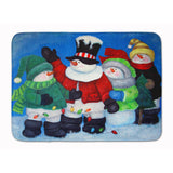 Caroline'S Treasures Light Brigade Snowman Floor Mat, 19 X 27, Multicolor