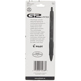 Pilot G2 Limited Premium Gel Ink Pen, Fine Point, Matte Black Barrel, Black Ink, 1 Count (15238)