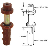 N 6701 Prime-Line Nylon Base Bifold Doot Top Mount Pivot & Guide (2-Pack)