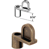 PL7894 Prime-Line 5/16 In. Bronze Swivel Die-cast Screen Clips With Screws (12 Count)