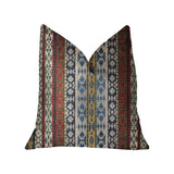 Plutus Arrowhead Canal Multicolor Luxury Throw Pillow - Double Sided 16,, X 16,,
