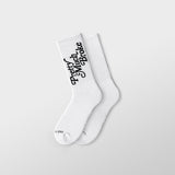 Pretty Much Broke Socks - White