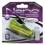 inJOY 12 Nano Stapler, Green/Black