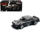 Skyline GTR V8 Drift Hakosuka RHD (Right Hand Drive) CocaCola Zero Dark Chrome and Black 1/64 Diecast Model Car by Pop Rac