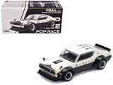 Skyline KPGC110 Kenmeri RHD (Right Hand Drive) Japan National Police Agency Livery Black and White 1/64 Diecast Model Car by
