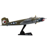 North American B25J Mitchell Bomber Aircraft Bettys Dream United States Air Force 1/100 Diecast Model Airplane by Postage St