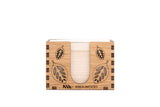 Krea-Wood paper block holder, Oak wood leaves