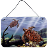 Caroline'S Treasures Ptw2042Ds812 Sea Turtles Wall Or Door Hanging Prints, 8 X 12, Multicolor
