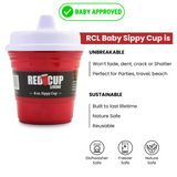 Reusable Kids Sippy Cup – 8oz Unbreakable Pack of 4