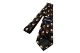 Papal Tiara and Keys Necktie Black