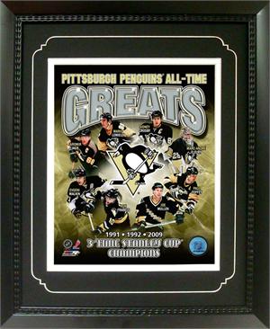 11X14 Deluxe Frame - Pittsburgh Penguins Greats