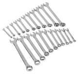 Performance Tool W1099 22-Piece Sae And Combination Metric Wrench Set With Organizer Rack