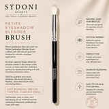 SYDONI PETITE EYESHADOW BLENDER BRUSH -Goat Hair Bristles