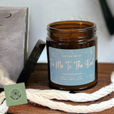Tie Me to the Bed Candle – Bold Leather, Citrus, & Vanilla Blend