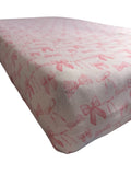 Pink Bows (Crib Sheet)
