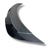 JSD V-Style Rear Trunk Spoiler for Ford Mustang 2024+, Real Gloss Carbon Fiber