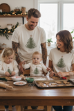 Holiday Tree Organic Baby Bodysuit Long Sleeve