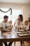 Holiday Tree Organic Baby Bodysuit Long Sleeve